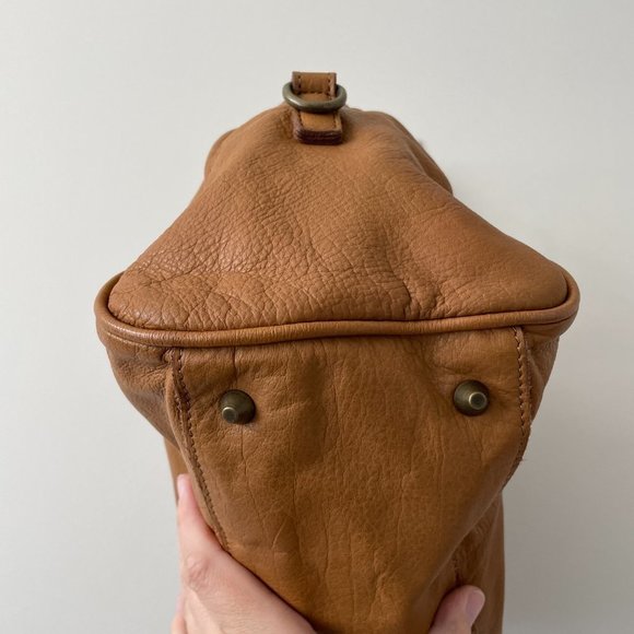 Liebeskind Berlin Hand Bag Leather Detachable Shoulder Strap Brown - Picture 5 of 11